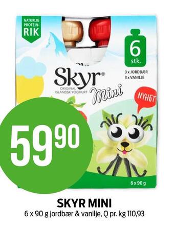Kiwi Skyr mini tilbud