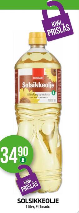 Kiwi Solsikkeolje tilbud