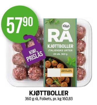 Kiwi Kjøttboller tilbud
