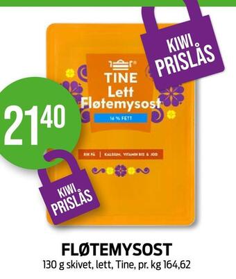 Kiwi Fløtemysost tilbud