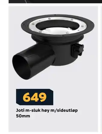 Megaflis Joti m-sluk høy m/sideutløp 50mm tilbud