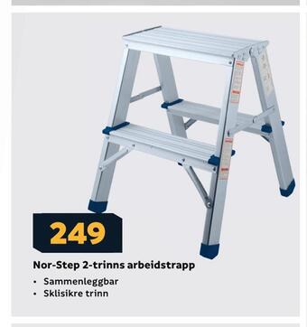 Megaflis Nor-step 2-trinns arbeidstrapp tilbud