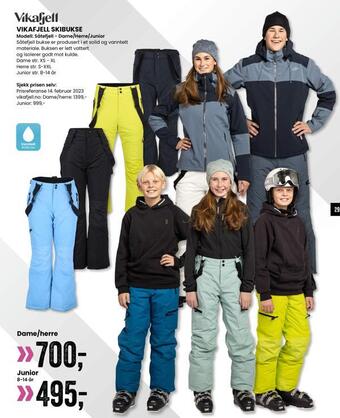 Sport Outlet Vikafjell skibukse tilbud