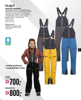 Sport Outlet Vikafjell skibukse tilbud