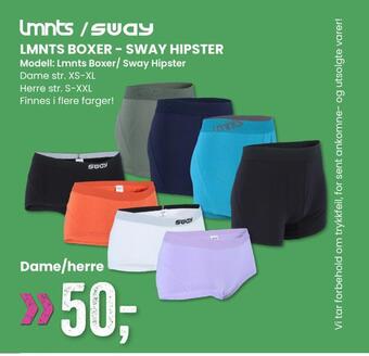 Sport Outlet Lmnts boxer - sway hipster tilbud
