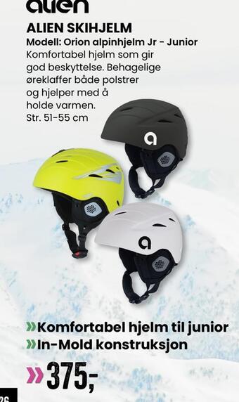Sport Outlet Alien skihjelm tilbud