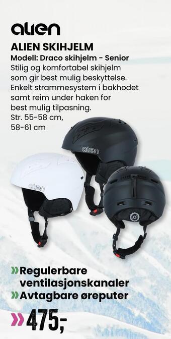 Sport Outlet Alien skihjelm tilbud