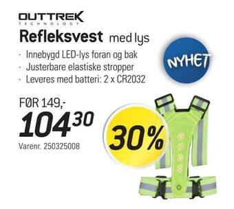 Thansen Refleksvest tilbud