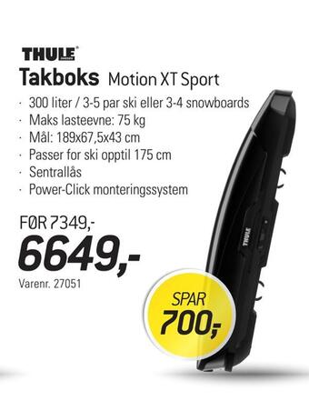 Thansen Takboks tilbud