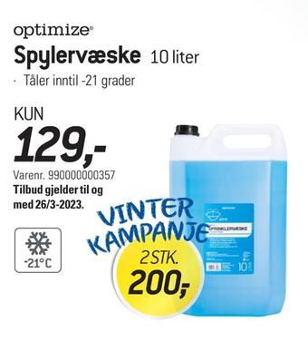 Thansen Spylervæske tilbud