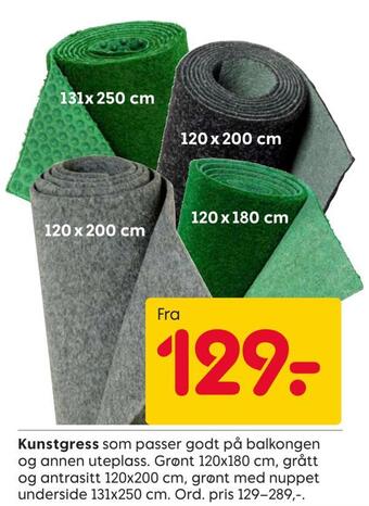 Rusta Kunstgress tilbud