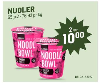 Holdbart Nudler tilbud