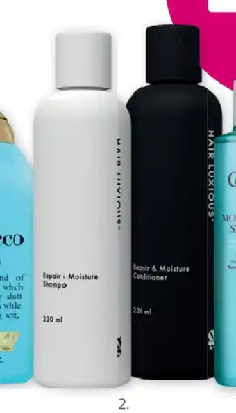 Hair luxious repair & moisture sjampo/balsam