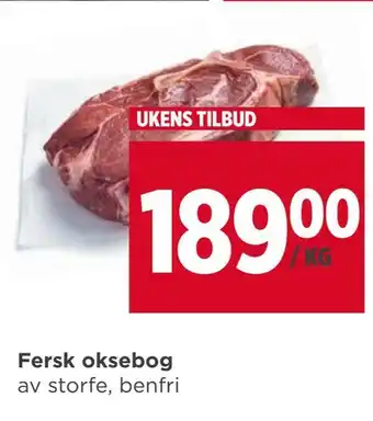 Meny Fersk oksebog tilbud