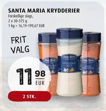 Scandinavian Park Santa maria krydderier tilbud