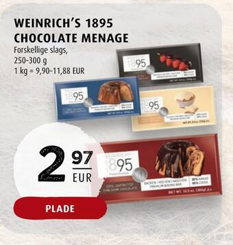 Scandinavian Park Weinrich's 1895 chocolate menage tilbud