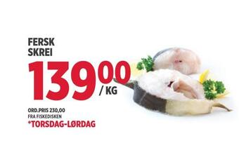 Jacobs Fersk skrei tilbud