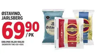 Jacobs Østavind, jarlsberg tilbud