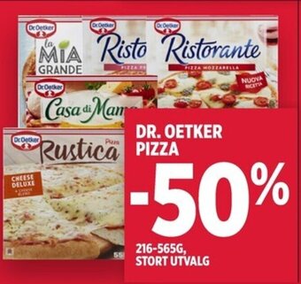 Meny Dr. Oetker Pizza tilbud