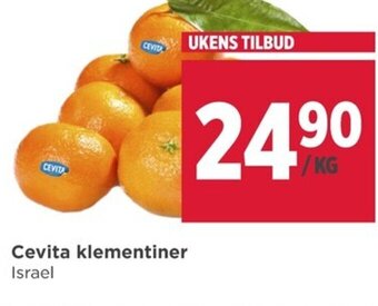 Meny Cevita Klementiner tilbud