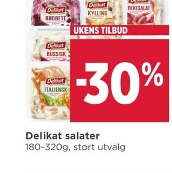 Meny Delikat Salater tilbud