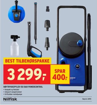 Montér Høytrykkspyler 150 Bar Powercontrol tilbud