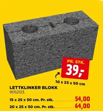 jem & fix Lettklinker blokk tilbud