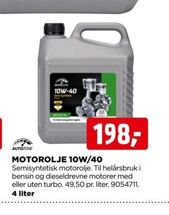 jem & fix Motorolje 10w/40 tilbud