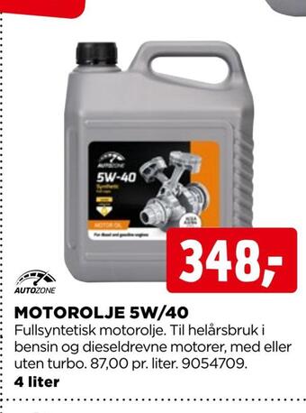 jem & fix Motorolje 5w/40 tilbud