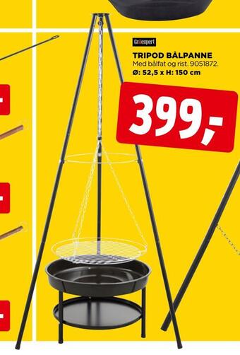 jem & fix Tripod bålpanne tilbud