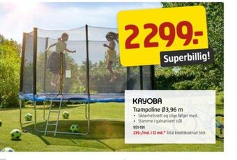 Jula Trampoline Ø3.96 m tilbud