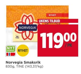 Meny Norvegia smaksrik tilbud