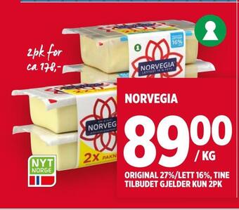 Meny Norvegia tilbud