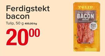 Spar Ferdigstekt bacon tilbud