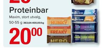 Spar Proteinbar tilbud