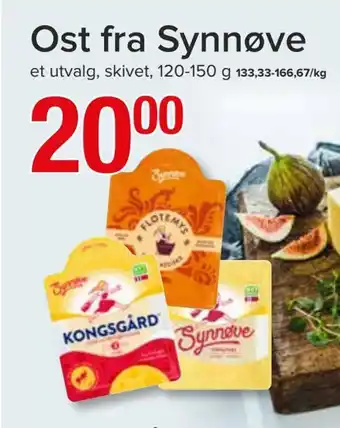 Spar Ost fra synnøve tilbud