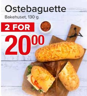 Spar Ostebaguette tilbud