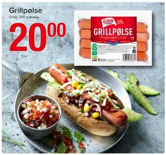 Spar Grillpølse tilbud