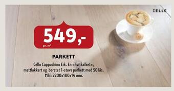 Byggmakker Parkett tilbud