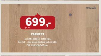 Byggmakker Parkett tilbud