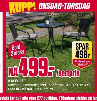 Europris Kafésett tilbud