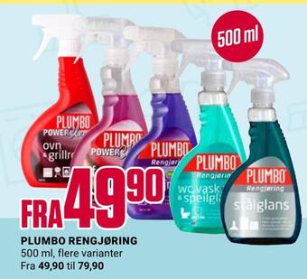 Europris Plumbo rengjøring tilbud