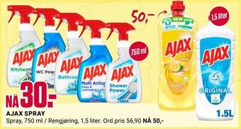 Europris Ajax spray tilbud