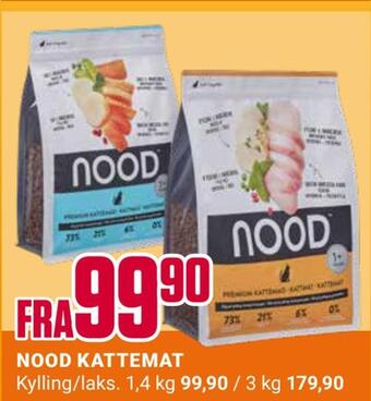 Europris Nood kattemat tilbud