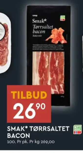Coop Mega Smak bacon tilbud