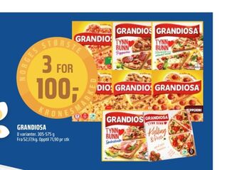 Coop Obs Grandiosa pizza tilbud