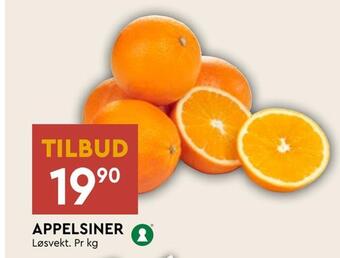 Coop Mega Appelsiner tilbud