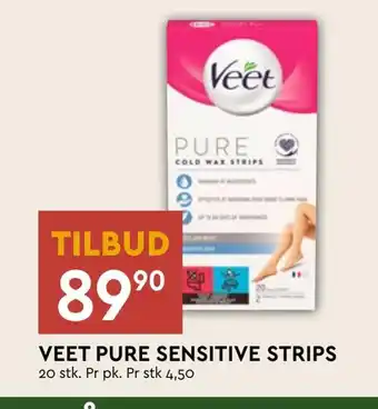 Coop Mega Veet pure sensitive strips tilbud
