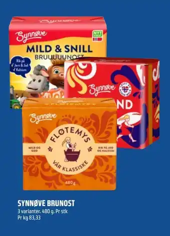 Coop Obs Synnøve brunost tilbud