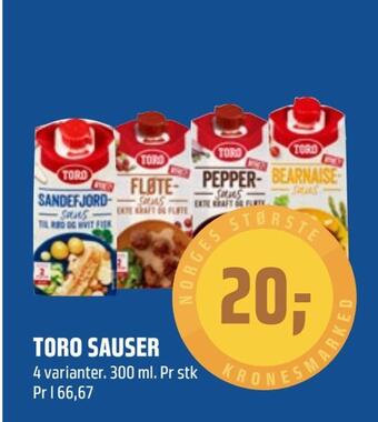Coop Obs Toro sauser tilbud